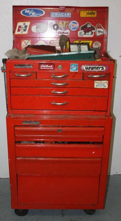 Vintage MBCentury Top Tool Chest/Box Metal Tool & Cabinet 